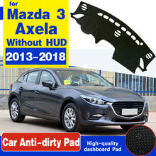 Alfombrilla antideslizante para Mazda 3 BM BN 2013 ~ 2018 Axela, almohadilla de la cubierta del tablero, parasol, accesorios de coche para Mazda3 2015 2016 2017 2024 - compra barato