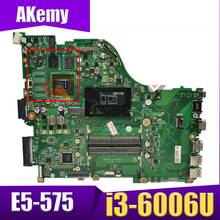 Akemy-placa base para ordenador portátil ACER Aspire E5-575, placa base DDR4, para i3-6006U, dzaamb16e0, SR2UW, N16S-GTR-B-A2 2024 - compra barato