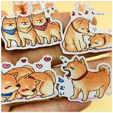 40 Unidades/pacote Japonês Cão Bonito Adesivo DIY Craft Scrapbooking Álbum Junk Feliz Planejador Diário Adesivos Decorativos 2024 - compre barato