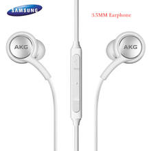 Оригинальные наушники Samsung Galaxy S10 Plus 3,5 мм, проводная гарнитура с микрофоном и регулятором громкости для S10E S9 S8 Plus A50 A40 A30 A20 C9 2024 - купить недорого