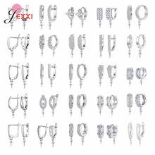 New Trendy Handmade Earrings Accessories Supplies 925 Sterling Silver Earring Clasps For DIY Fine Earrings Jewelry Making 2024 - buy cheap