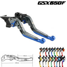 With Laser Logo GSX650F cnc Moto Brake Lever Clutch Lever Part For SUZUKI GSX 650 F 2008-2015 Motorcycle Bike Cable Handle Grip 2024 - buy cheap