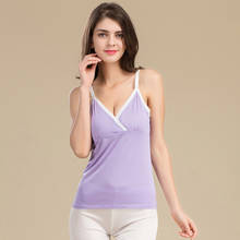 New 100% mulberry silk Halter vest women sexy silk halter top versatile bottoming shirt 1027 2024 - buy cheap