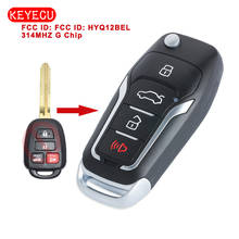 Keyecu Upgraded Remote Key 4 Button 314MHz G Chip for Toyota Camry Rav4 2012-2016 FCC ID: HYQ12BEL 2024 - buy cheap