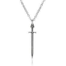 2021 Новинка; Готический стиль; Сова ожерелье с кулоном в виде меча меч Средневековый Ренессанс ожерелье 2020 тенденция 2024 - купить недорого
