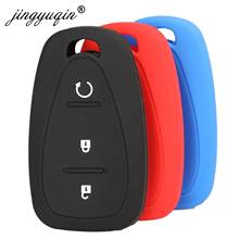 jingyuqin Rubber Case Protector Bag Holder Shell for Chevrolet Cruze Malibu XL Equinox Buick opel Silicone Smart Car Key Cover 2024 - buy cheap