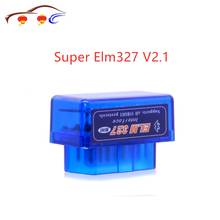 1pcs Hot Super Mini OBD V2.1 Bluetooth ELM 327 OBD2 Scan Tool ELM327 White Blue 2 Color Optional Code Reader 2024 - buy cheap