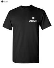 Camiseta de manga corta para hombre, camisa con conductor de UBER, parte delantera y trasera, en muchos colores, novedad de 2019 2024 - compra barato