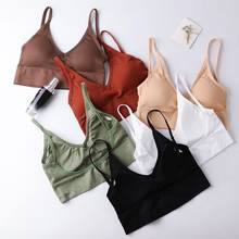 Sexy sutiã de fitness sutiã de algodão bralette sutiã sem fio sutiã sem fio sutiã de fitness 2024 - compre barato