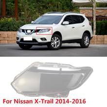 CAPQX-cubierta de luz frontal transparente para Nissan x-trail XTrail 2014, 2015, 2016, pantalla de luz delantera 2024 - compra barato