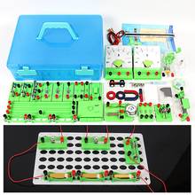 Science Experiment fisica Physics Experiments Basic Circuit Electricity Magnetism Students Learn Kit School Teaching Aids физика 2024 - buy cheap