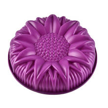 3D Silicone Cake Molds Sunflower Shaped DIY Baking Bakeware Cookie Fondant Mould Pastry Cake Decorating Tool Kitchen Accessories 2024 - buy cheap