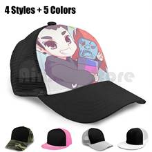 Auron & Rodolfo Baseball Cap Diy Mesh Hip Hop Adjustable Auronplay Auron Raul Youtube Yt Youtuber Spain Spanish Fanart Anime 2024 - buy cheap