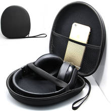 Bolsa protectora de auriculares con carcasa dura, caja de almacenamiento a prueba de golpes, organizador de accesorios para auriculares, funda XL 2024 - compra barato