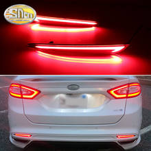 3-in-1 Functions LED Reflector Lamp Rear Fog Lamp Bumper Light Brake Light Turn Signal For Ford Mondeo Fusion 2013 - 2016 2024 - buy cheap