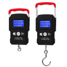 50kg mini electronic weighing express scale spring portable electronic scale hanging hook fishing scale sensor weights balance 2024 - buy cheap