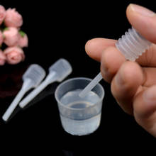 Pipeta de plástico para difusor de perfume, mini pipeta de plástico de 64mm para garrafa difusora de perfume, suprimento de laboratório com conta-gotas de óleo líquido com 10 peças 2024 - compre barato