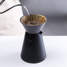 Cafetera de cerámica Simple para compartir, cafetera creativa, juego de café por goteo manual para el hogar con taza de filtro V60, dispositivo de elaboración Barista 2024 - compra barato