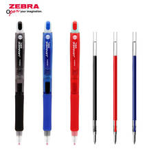 Zebra-caneta gel jantamanho jz68 0.5mm, material escolar, recarga à prova d'água, preto/azul/vermelho, material de escritório, 3/peças 2024 - compre barato