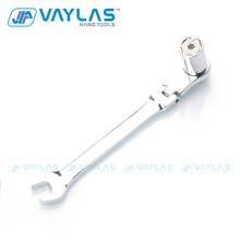 VAYLAS Combination Wrench With 8~19mm Flexible Head Reversible Ratchet Socket Wrench 17mm Open End Spanner 2024 - buy cheap
