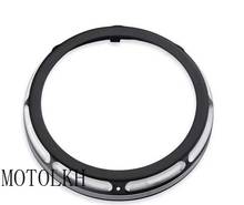 Motorcycle 7" Burst Headlamp Headlight Trim Ring For Harley Softail Heritage Classic Fat Boy 00-17 2024 - buy cheap