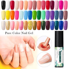 FOUR LILY Pure Color Nail Gel Soak Off 5ml Nail Gel Polish 176 Colors Nail Art Lacquer Long Lasting UV LED Gel Manicure Varnish 2024 - buy cheap