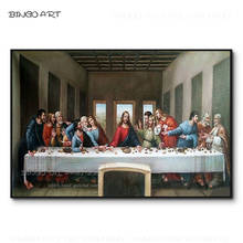 Top Artist Hand-painted Famous Artwork Jesus The Last Supper Oil Painting Classical Canvas Wall Art The Last Supper Oil Painting 2024 - buy cheap