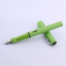 Nova jinhao 599 design de moda verde m caneta de plástico 2024 - compre barato