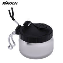 KKmoon-aerógrafo profesional, bote de limpieza con pulverizador, soporte para cepillo de aire de vidrio, tarro de pintura, botella, manicura 2024 - compra barato