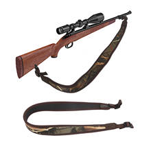 Tourbon Tactical Hunting Camo Rifle Sling Gun Strap Rubberized Non-slip Shotgun Belt Length Adjustable Shooting Gun Accessories 2024 - купить недорого