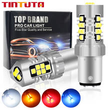 TINTUTA 1PC CANBUS BAY15D LED 1157 LED P21/5W 3030 21LED Turn Brake Backup Light 12V Car Tail Bulb  Brake Lights Reverse Lamp 2024 - buy cheap