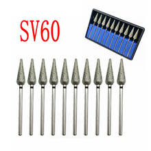 Type SV60 Dental HP Diamond Grinder Burs For Low Speed Handpiece 2.35mm Shank Diamond Naill Drill Bits 2024 - buy cheap