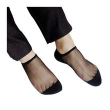 Пикантные черные сапоги Для мужчин шелковые пикантные прозрачные женские туфли гей прозрачная Формальные носки Фетиш-платье костюм носки 1 пара настоящие фотографии 2024 - купить недорого