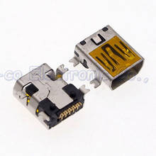 10 pces mini usb 10pin fêmea soquete 10p mini conector usb para philips 4 pés smt 2024 - compre barato