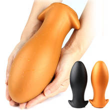 5 tamanhos de silicone líquido enorme anal plug dildo sexo brinquedos para mulheres masculino butt plug próstata massageador ânus expansor vagina masturbador 2024 - compre barato