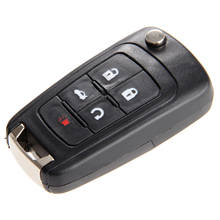 Remote Key Shell Case 5 Buttons Flip Folding For Buick Lacrosse Regal Verano Car Alarm Key Replacement Keyless Fob Cover 2024 - buy cheap