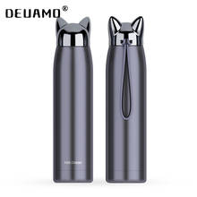 320ml Thermos Bottle Stainless Steel Vacuum Flasks Cute Cat Ear Thermal Cup Portable Travel Outdoor Mug for Coffee Tea Milk 2024 - buy cheap