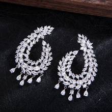 Famous TopZircon Earring For Women/Girl,BrincosDesign Luxury Micro Pave Cubic Zirconia Stud EarringsFashion Jewelry E9306 2024 - buy cheap