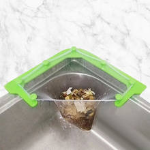 Multifunctional Triangle Drainage Rack Kitchen Sink Leftovers Filter Hanging Net Drain Basket Kitchen Gadgets 20 2024 - buy cheap