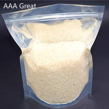 25 шт./лот, алюминиевая фольга/прозрачная сумка, Самоуплотняющаяся сумка на молнии с замком, сумка для упаковки еды 2024 - купить недорого