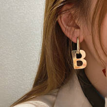 earrings Earrings for Women Letter B Earings Fashion Jewelry 2020 Long Drop Earrings Earriing серьги aretes pendientes mujer 2024 - buy cheap