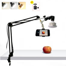 Kit de soporte de mesa para fotografía, brazo de suspensión de escritorio, lámpara LED de 35W para vídeo en vivo, luz de relleno, 3 modos de iluminación 2024 - compra barato