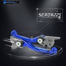 Para yamaha serow 225 250 acessórios da motocicleta sujeira pit bike motocross pivot alavancas de freio embreagem serow250 serow250 1986-2015 2024 - compre barato