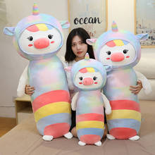 50-120Cm Cute Unicorn Plush Toy Stuffed Lying Position Soft Unicorn Pillow Cushion Baby Child Toy Birthday Gift For Kids Girls 2024 - buy cheap