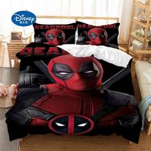 Disney Deadpool Bedding Set Duvet Cover Pillowcase Home Textile Adult Children Gift Queen King Size Bedding Set pillow cace 2024 - buy cheap