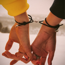 2PCs/Set  Couple Bracelet Magnet Attract Couple Paired Bracelet for Women Men Best Friend Rope Wristand Bracelets Jewelry Gift 2024 - buy cheap