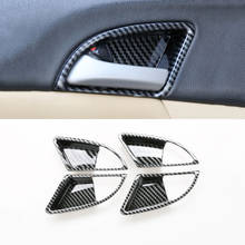 FOR Honda Accord 8th 2008 2009 2010 2011 2012 ABS carbon fiber Interior door bowl sticker trim 4pcs 2024 - buy cheap