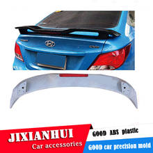 Aerofólio de plástico abs para hyundai 2011 a 2015, aerofólio de cor traseira, spoiler traseiro, material plástico 2024 - compre barato