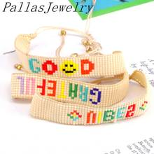 5Pcs Rainbow Letter Bracelets For Women Heart Pattern Boho Jewelry 2020 Miyuki Beads Adjustable 2024 - buy cheap