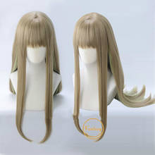 Hansel Gretel SINoALICE Long Straight Brown Mixed Cosplay Wigs Halloween Role Play Costume Wigs + Free Wig Cap 2024 - buy cheap